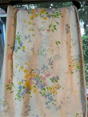 Vintage Cannon * Monticello Full Size Flat and Fitted Sheet Set